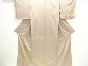 金彩花扇模様訪問着